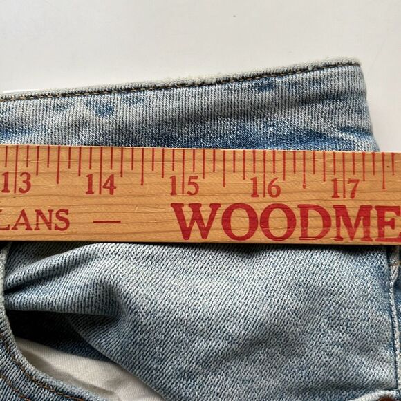 NWT American Eagle Airflex + Stacked Skinny Destroyed Light Wash Jeans 34/39.5 - Picture 7 of 10